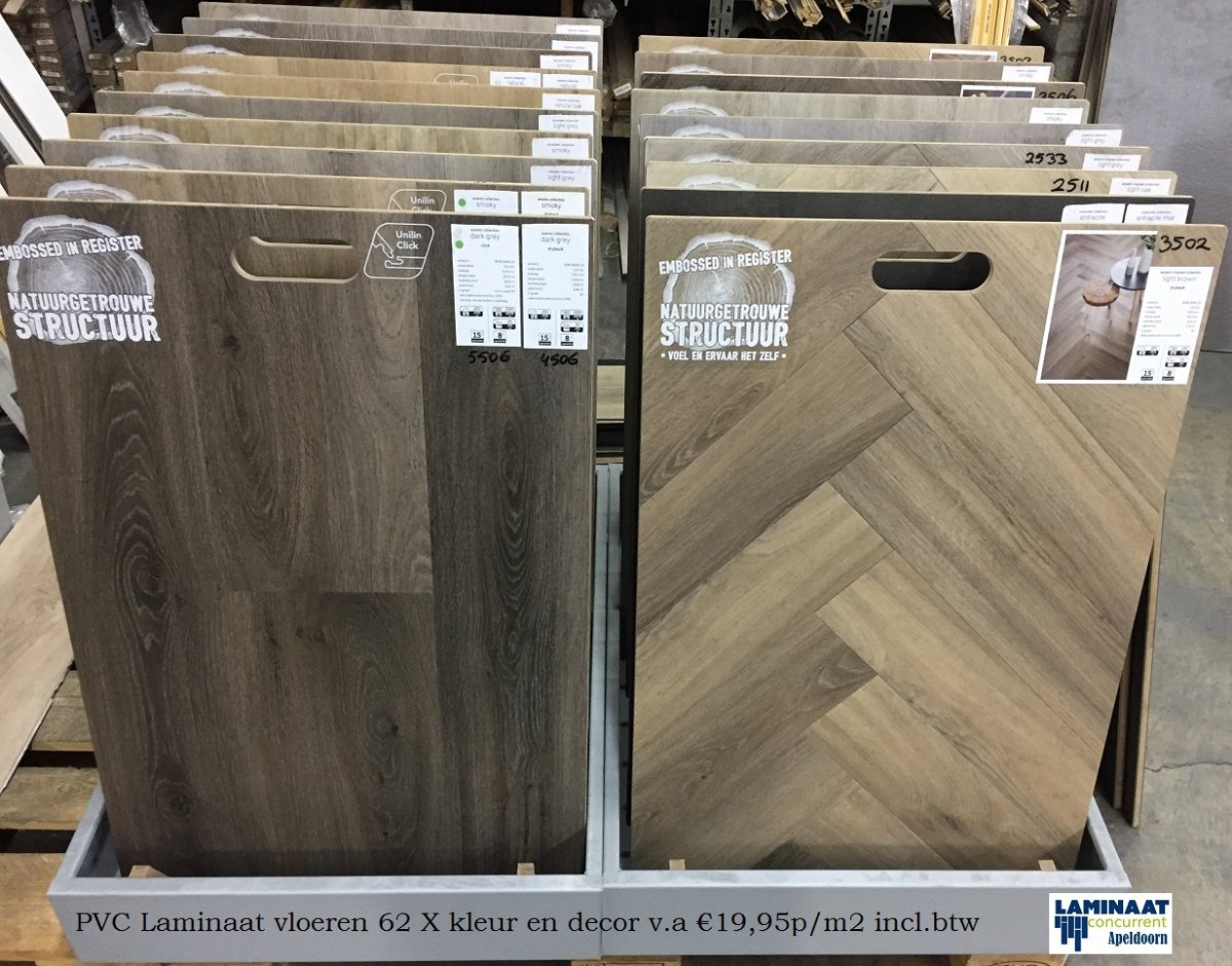 Pvc click Dark Grey Oak 5506 7mm dik met integreerde ondervloer - Afbeelding 8