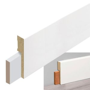 Overzet  Stijlplint  ( Renovatieplint ) 85mm X 22mm