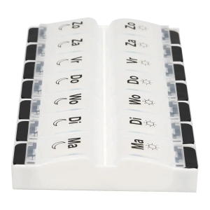 Pillendoosje Ruim 7-Daags – 2-vaks