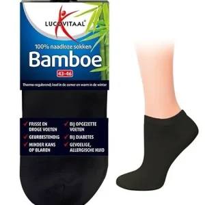 Lucovitaal Bamboe Enkelsokken