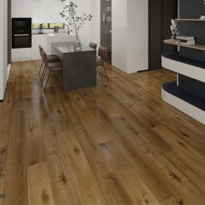 XL Pvc click Amber Oak 503-PL met geintegreerde ondervloer