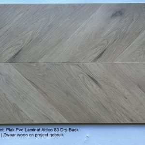 Hongarse punt Plak Pvc laminaat Attico 83 Dry-Back