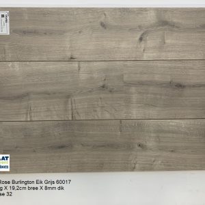 Laminaat Rose Burlington Eik Grijs 60017 8mm dik 2V-groev