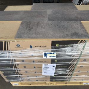 66,27m2 Waterbestendig tegel laminaat Cement Screed Taupe 28pak = €790