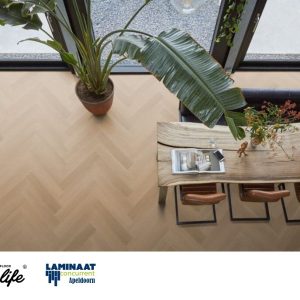 Visgraat Plak Pvc Fulham Heringbone Dark Oak 1611 Dry-Back