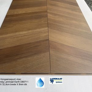 Chevron V2 Hongaarsepunt Waterbestendig Laminaat Earth €19,95p/m2