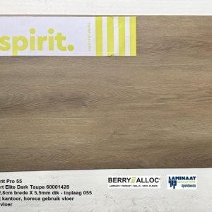 XL Pvc click Elite Taupe met integreerde ondervloer €29,95m2