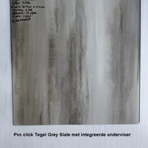 Pvc click Grey Slate 070 met integreerde ondervloer €16,95m2