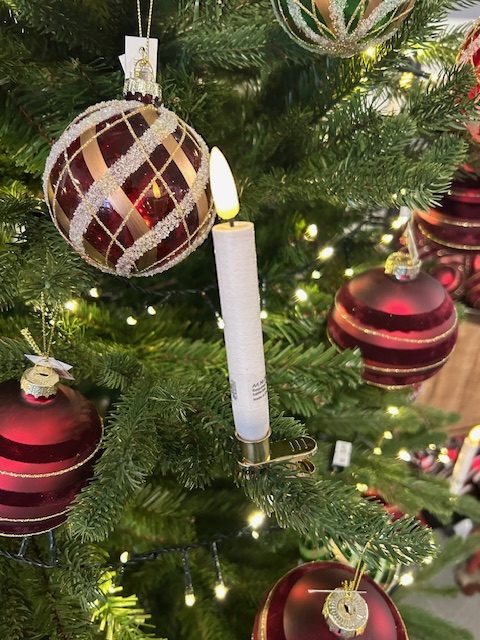 led kaars voor in kerstboom wit - Afbeelding 3