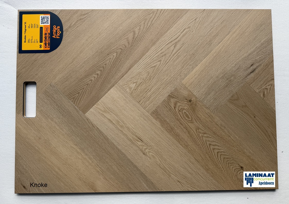Visgraat XL Plak Pvc Knoke Natuur eik €29,95p/m2 - Afbeelding 5