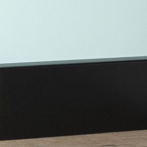 MDF Stijlplint Zwart 7,5cm hoog X 18mm dik X 240 cm lang