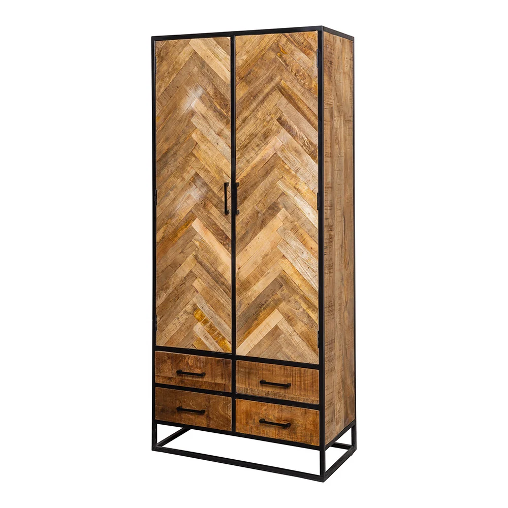 Mangohouten Kast Gwenn 90 cm - Afbeelding 4
