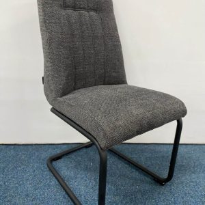 Maxfurn eetkamerstoel Florence kleur donkergrijs.