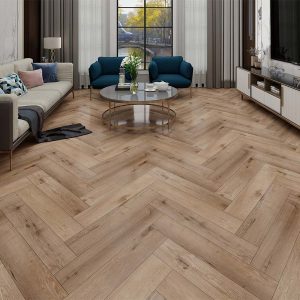 Visgraat Plak Pvc Melange Oak Beige 504 Dry-Back