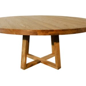 Nantes – Massief eiken ronde eettafel
