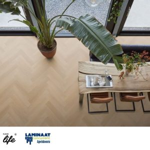 Visgraat Plak Pvc Fulham Heringbone Natural 1610 Dry-Back
