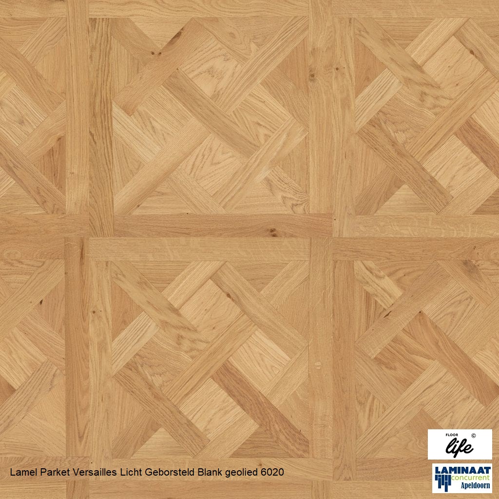 Lamel Parket Versailles Licht Geborsteld Natural 6021 - Afbeelding 2