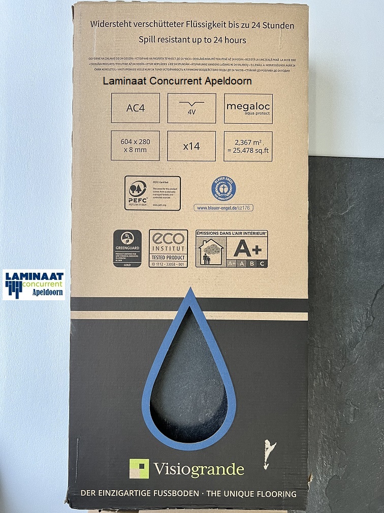 Waterbestendig Tegel Laminaat Soft Dark Anthracite 56652 €14,95p/m2 - Afbeelding 7