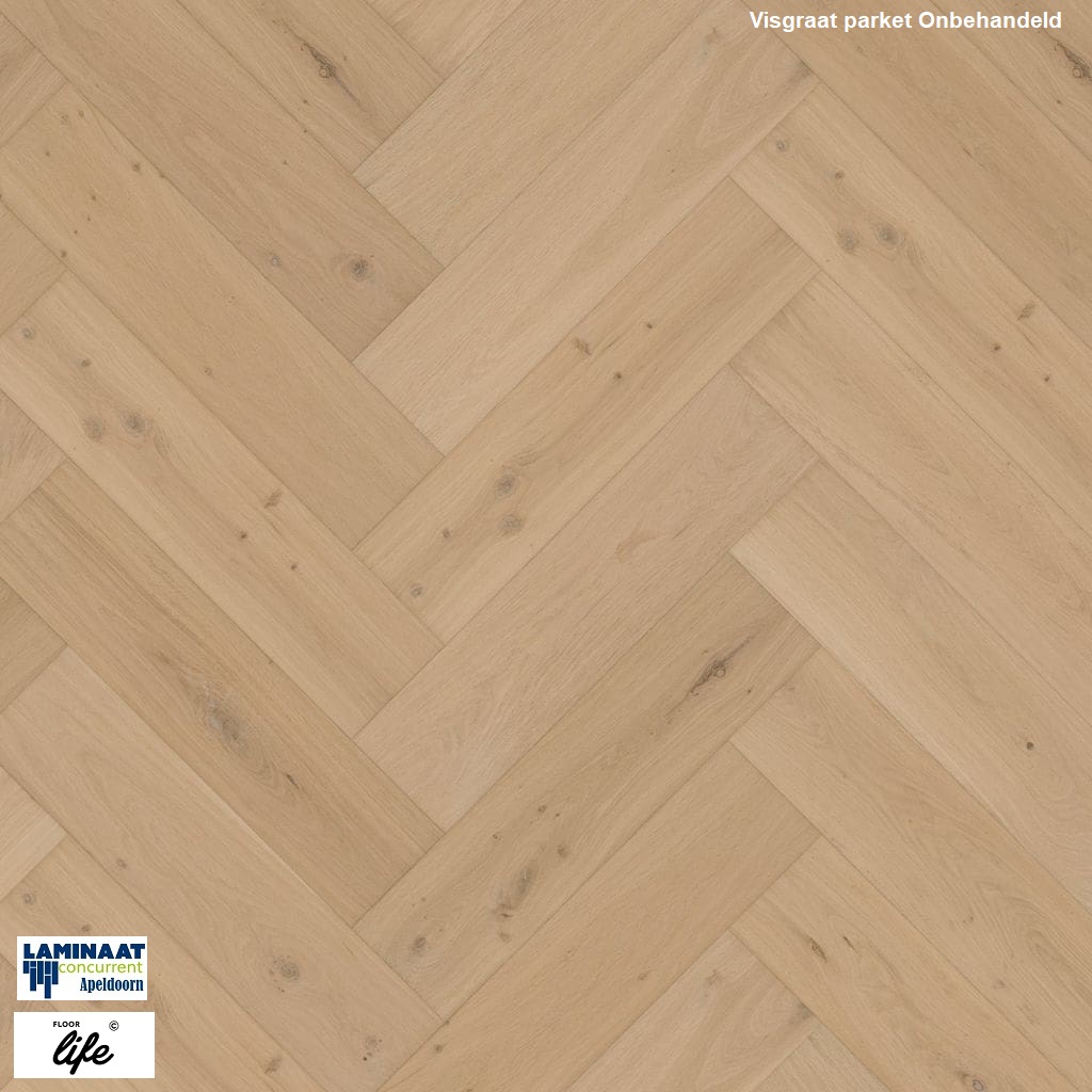 Visgraat Lamel Parket Reseda 5190 Rustiek Onbehandeld €54,95p/m²