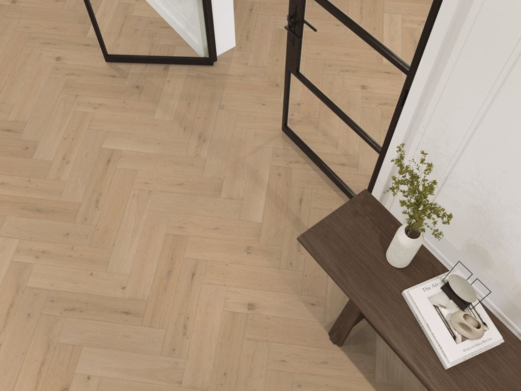 Visgraat Lamel Parket Reseda 5190 Rustiek Onbehandeld €54,95p/m² - Afbeelding 6