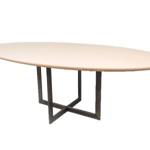 Palermo – Witte ovale eettafel
