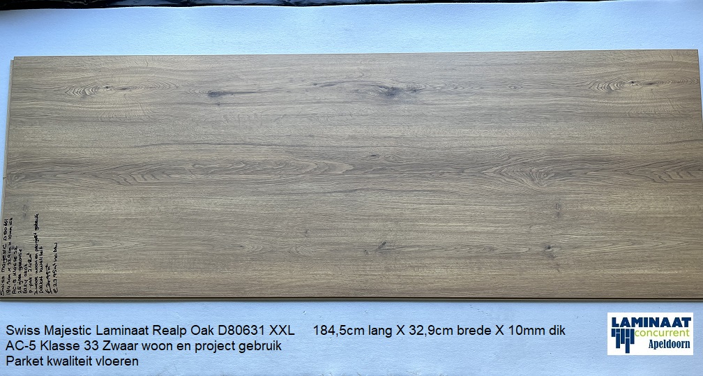 XXL Laminaat Swiss Majestic Realp Oak D80661 184,5cm X 32,9cm - Afbeelding 5