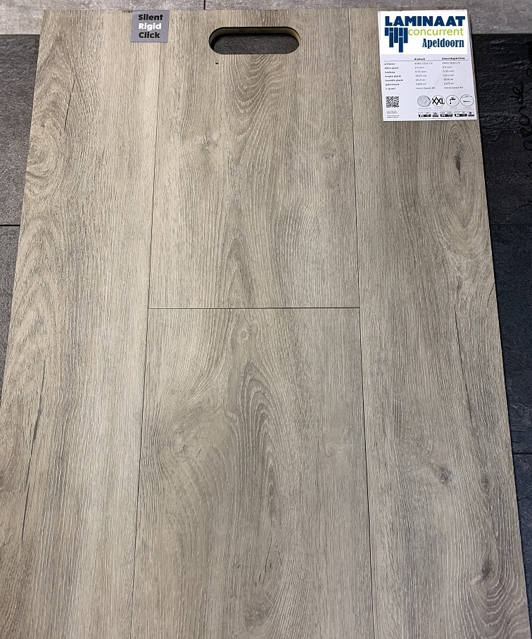 Pvc click 7mm dik Robusto Light Grey 2533 met integreerde ondervloer - Afbeelding 4