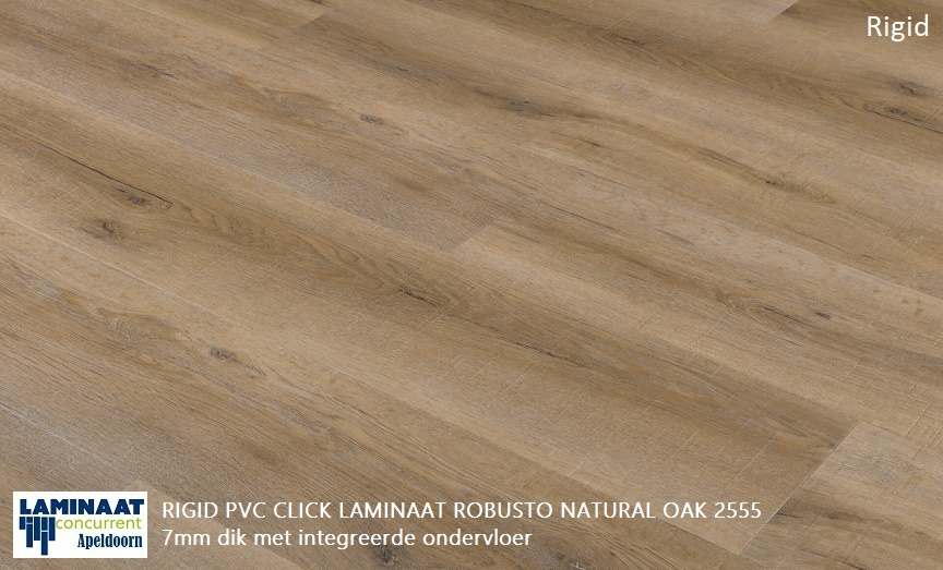 Pvc click Parramatta Natural Oak 2555 7mm dik met integreerde ondervloer