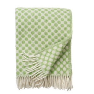 KLIPPAN Plaid Gotland – Dot Green