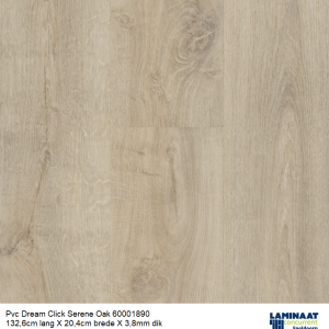 51m2 Pvc Dream click Serene Oak Beige 19pak = €766 incl.btw