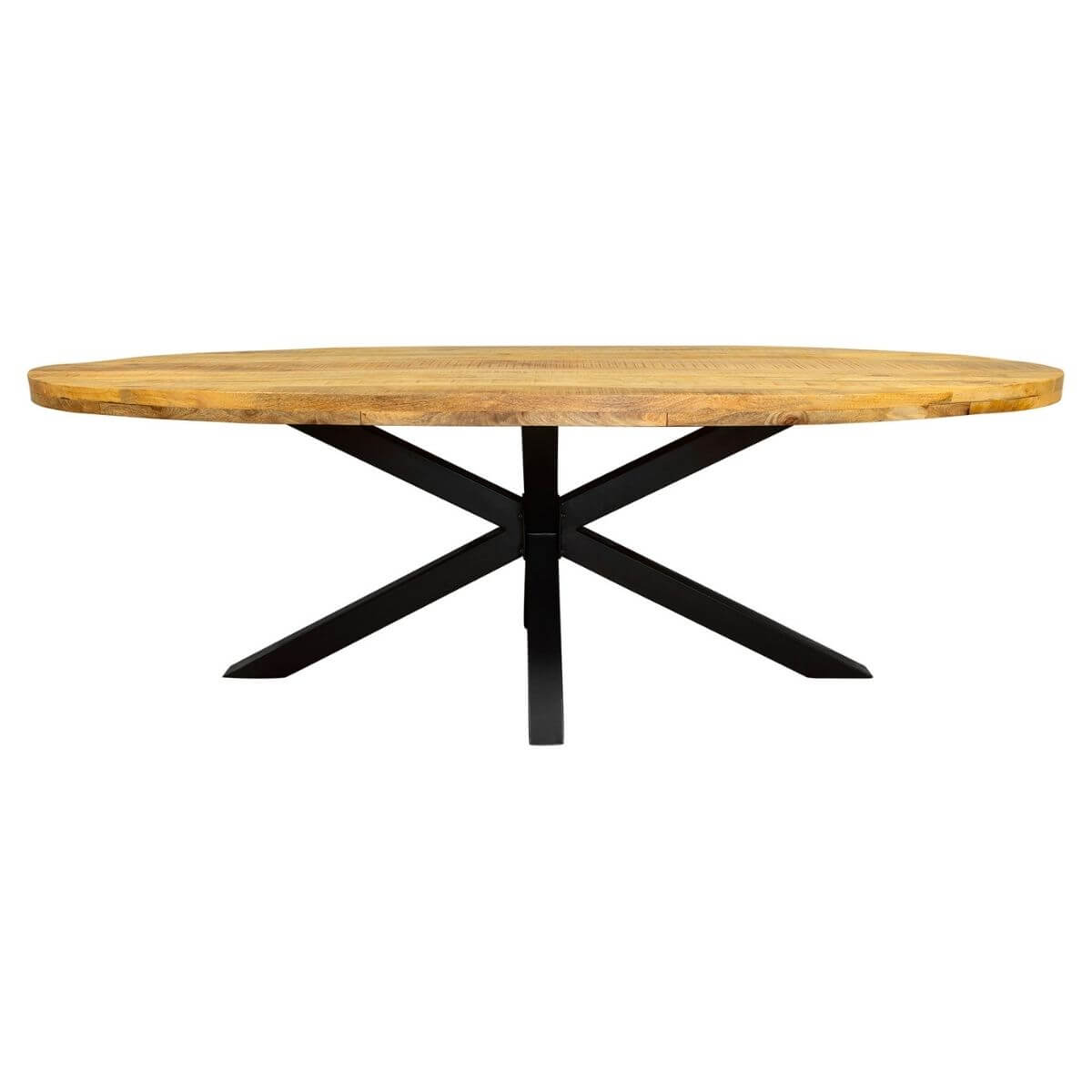 Starfurn Eetkamertafel Denver | Ovaal | Mangohout | 210 cm - Afbeelding 3