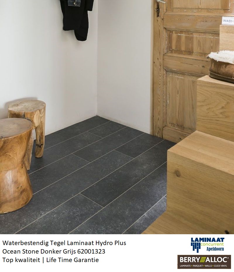 Waterbestendig Tegel Laminaat Stone Dark Grijs 62001323 - Afbeelding 4
