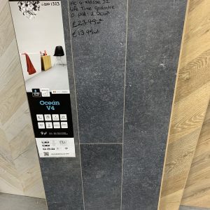 Waterbestendig Tegel Laminaat Stone Dark Grijs 62001323