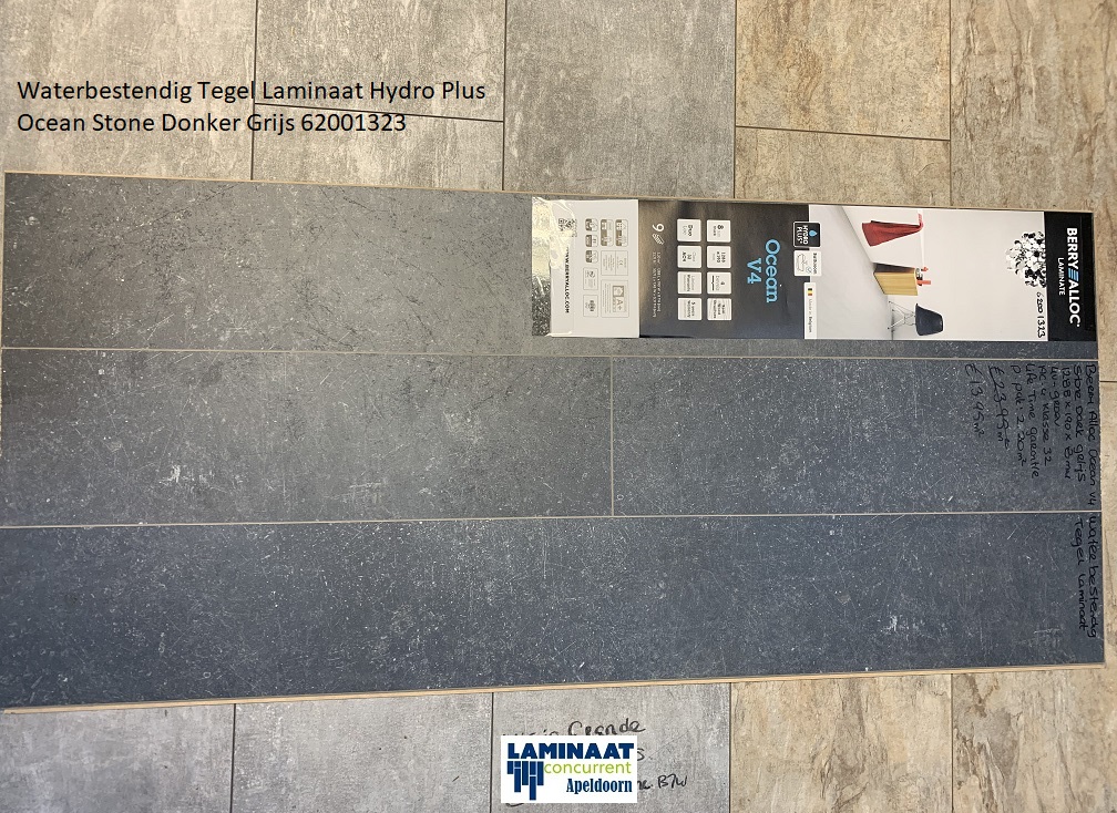 Waterbestendig Tegel Laminaat Stone Dark Grijs 62001323 - Afbeelding 6