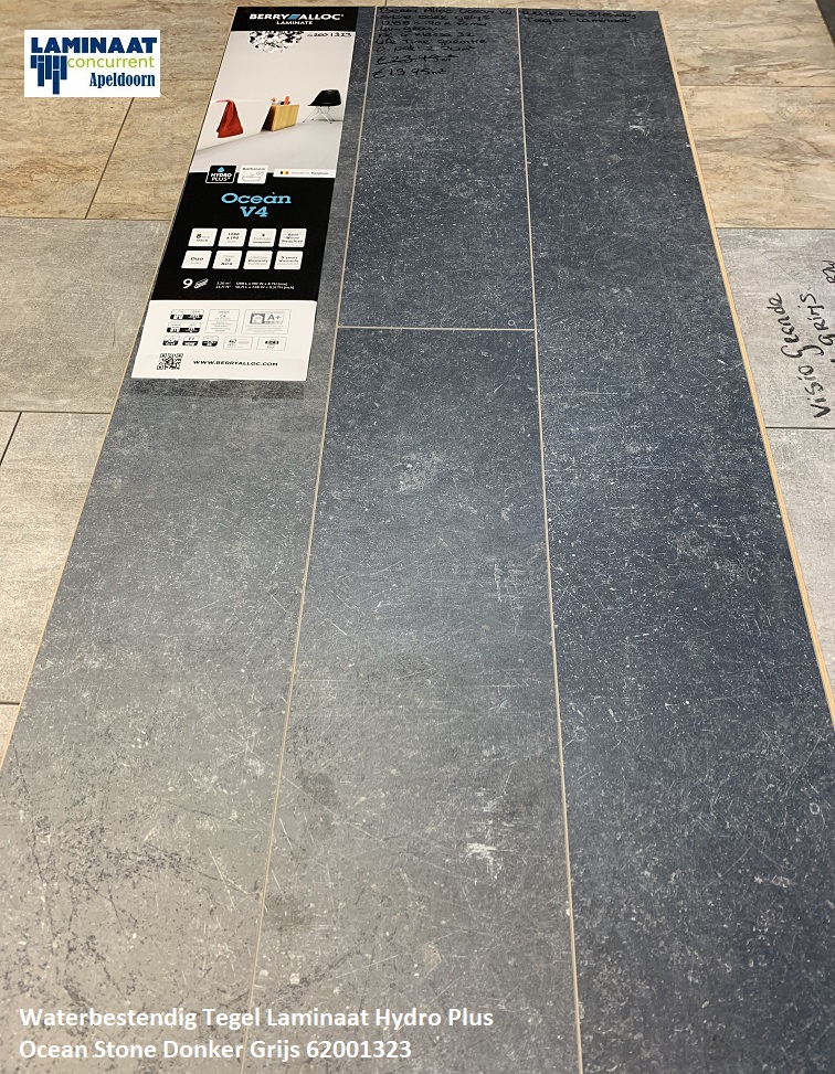 Waterbestendig Tegel Laminaat Stone Dark Grijs 62001323 - Afbeelding 7