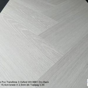 Visgraat Plak Pvc Trendtime 3 Oxford wit 8861 Dry-Back