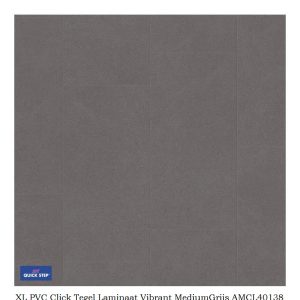 XL PVC Click Tegel Vibrant Mediumgrijs AMCL40138