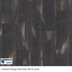 Laminaat Black Oak Vintage Sloophout 8mm dik 4V-groev