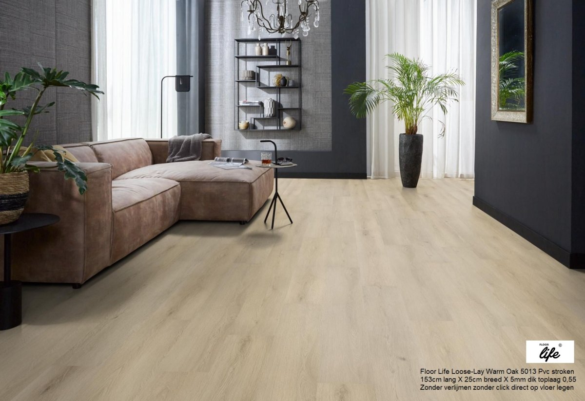 Floor Life Loose-Lay Warm Oak 5013 Pvc stroken - Afbeelding 3