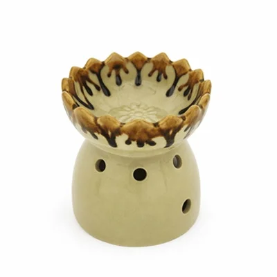 Aromaverdamper bloem crème/geel