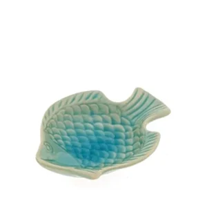 Amuseschaaltje Vis Turquoise 10 cm